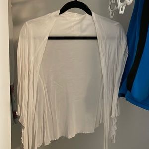 White cardigan, Ambiance Apparel. Size small